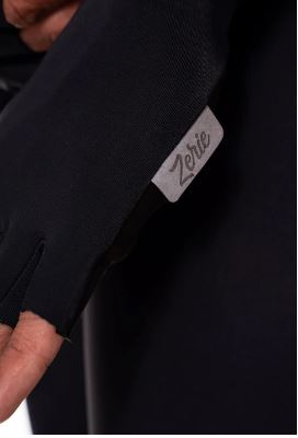 Guantes Lycra Dedo Corto Negro