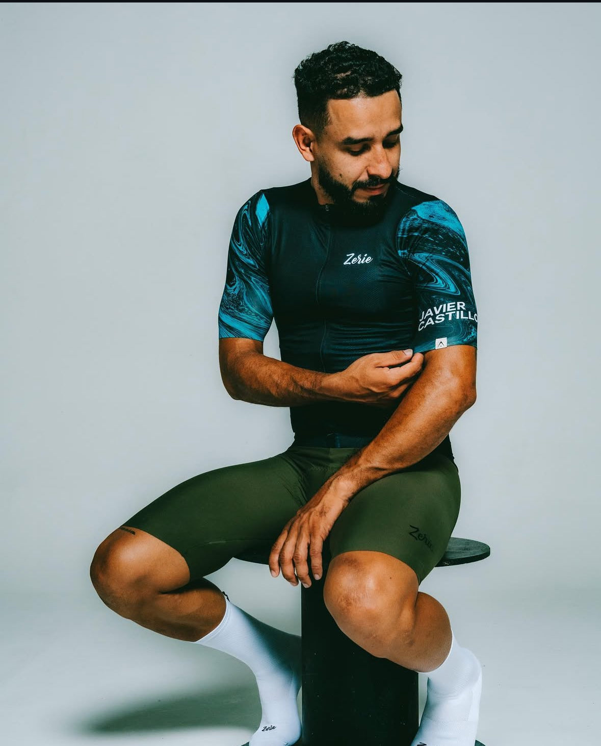 Camisetas Hombre M/C Limited Black Turquoise