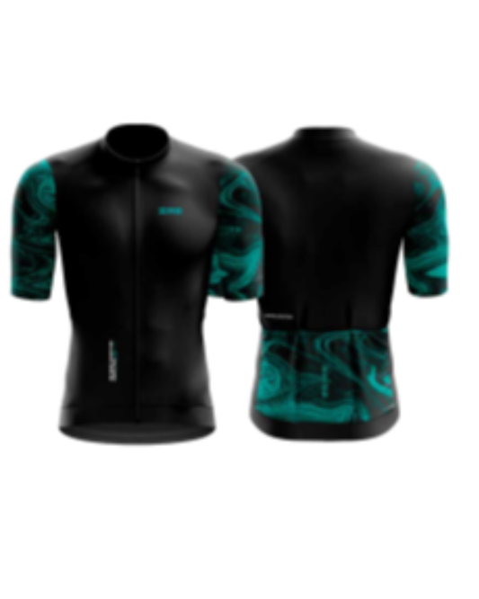 Camiseta Mujer M/C Limited Black-Light Blue