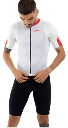 Camiseta Hombre M/C White and Red