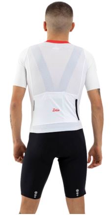 Camiseta Hombre M/C White and Red