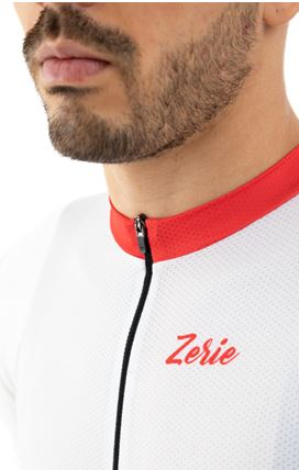 Camiseta Hombre M/C White and Red